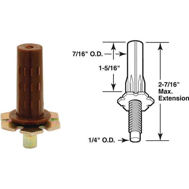 Bifold Door Bottom Pivot – Hemlock Hardware