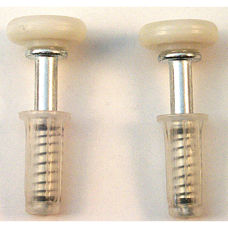 Prime-Line Steel Shaft Bifold Door Top Roller Guide (2 Count)