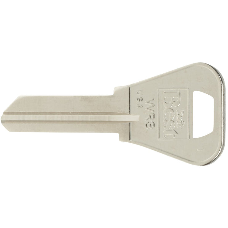 Do it Best Weiser Nickel Plated House Key, WR3 (10-Pack)