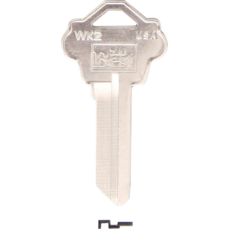 Do it Best Weslock Nickel Plated House Key, WK2 (10-Pack)