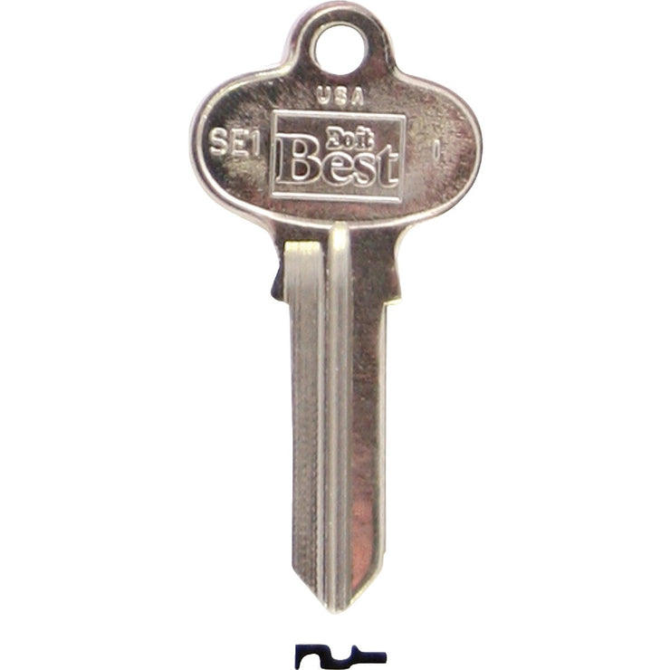 Do it Best Segal Nickel Plated House Key, SE1 (10-Pack)