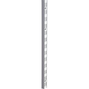 Knape & Vogt 82 Series 39 In. White Steel Heavy-Duty Double-Slot Shelf Standard