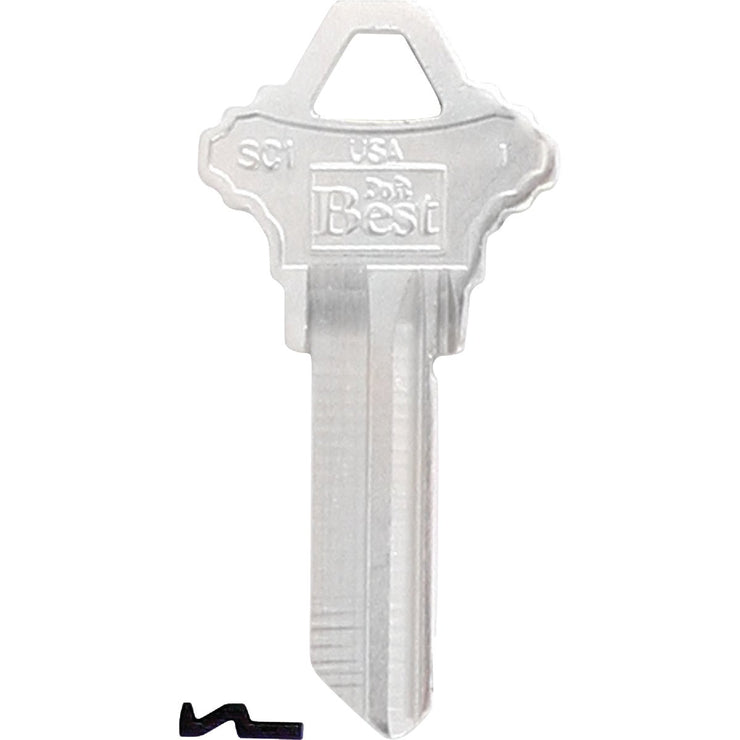 Do it Best Schlage Nickel Plated House Key, SC1 (10-Pack)