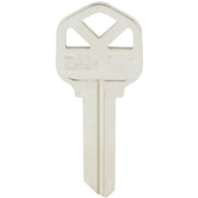 Do it Best Kwikset Nickel Plated House Key, KW1 (10-Pack)