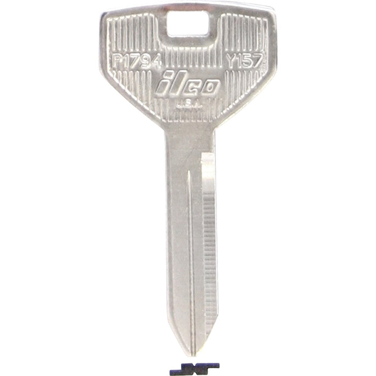 ILCO Chrysler Nickel Plated Automotive Key, Y157 (10-Pack)
