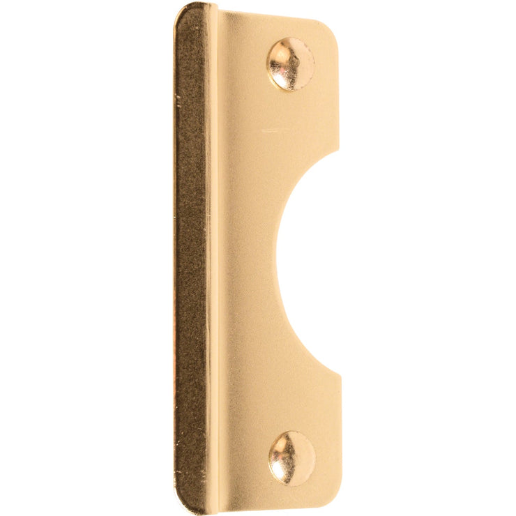 Defender Security 6 In. Polished Brass Steel Entry Door Latch Guard