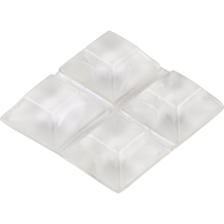 Do it 3/4 In. Square Opaque Furniture Bumpers,(12-Count)