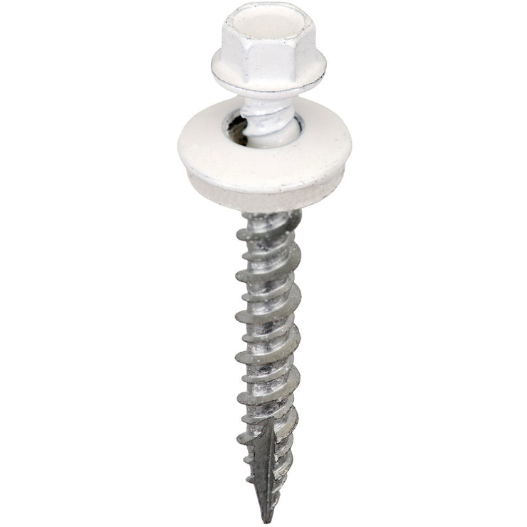 Acorn International 1-1/2 In. Washered Bright White Framing Screw (250 Ct.)