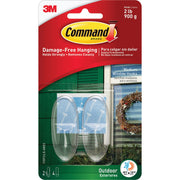 Command Medium Adhesive Outdoor Window Hook (2-Pack)