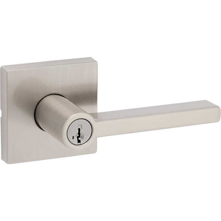 Kwikset Signature SmartKey Halifax Satin Nickel Entry Lockset