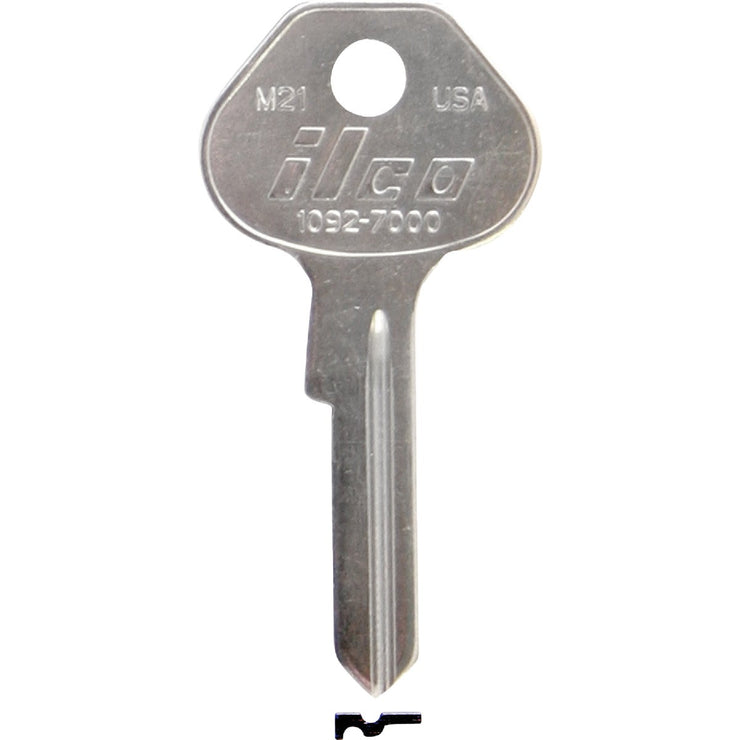 ILCO Master Nickel Plated Padlock Key, M21 (10-Pack)