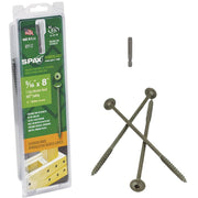 Spax PowerLags 5/16 In. x 8 In. Washer Head Exterior Structure Screw (12 Ct.)