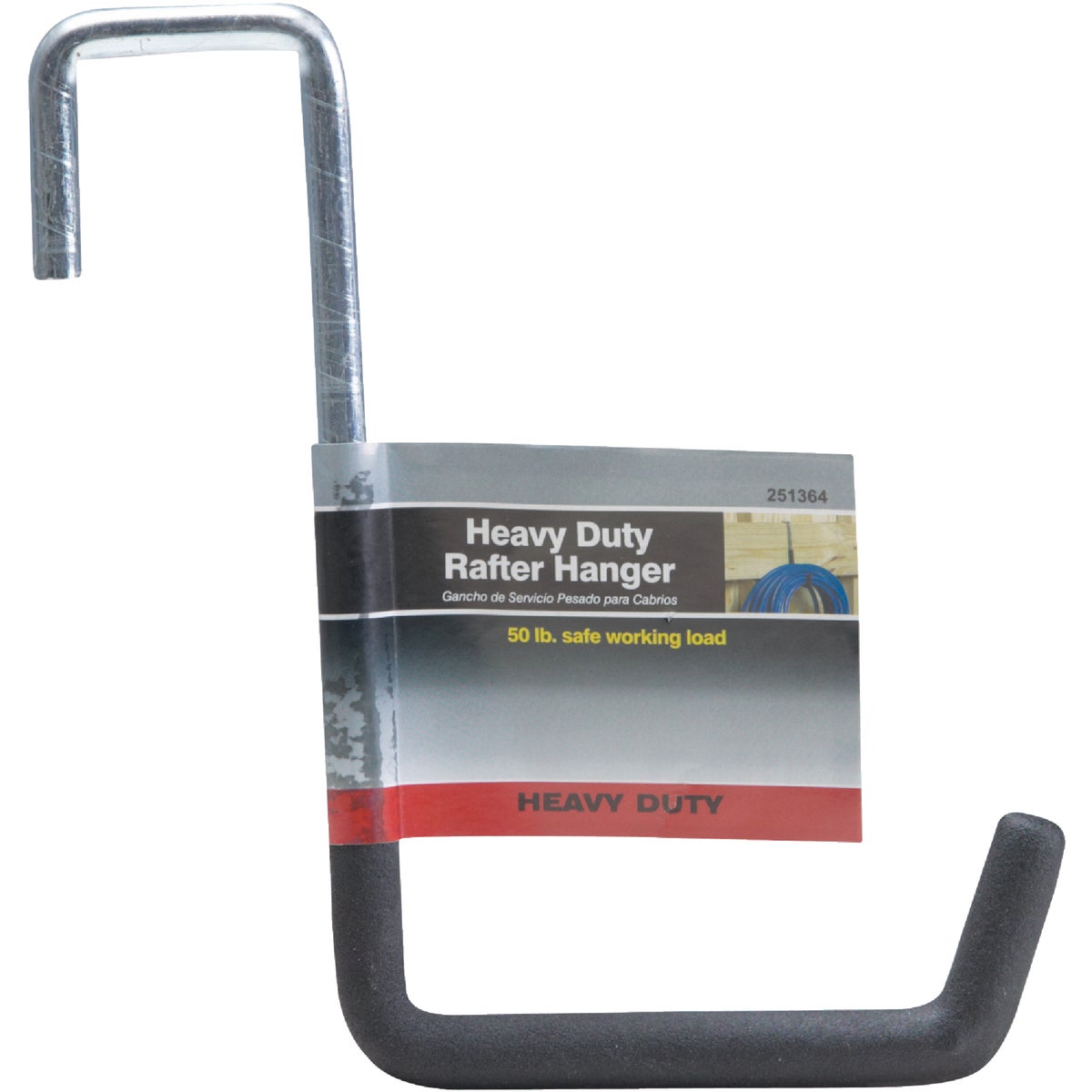 Heavy-Duty Vinyl Coated Rafter Storage Hook – Hemlock Hardware