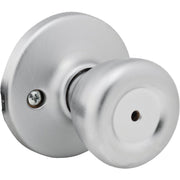 Kwikset Satin Chrome Mobile Home Privacy Lockset