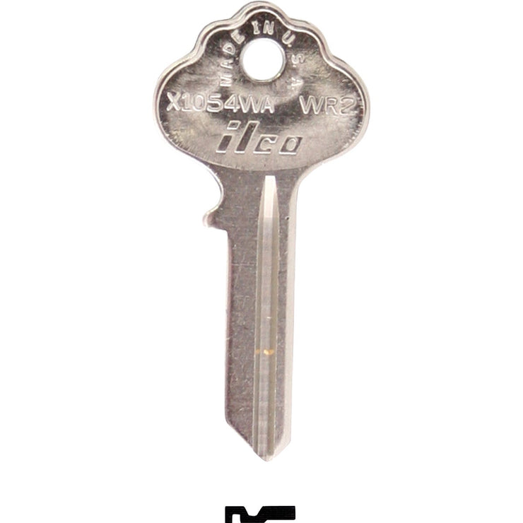 ILCO Weiser Nickel Plated House Key, WR2 (10-Pack)