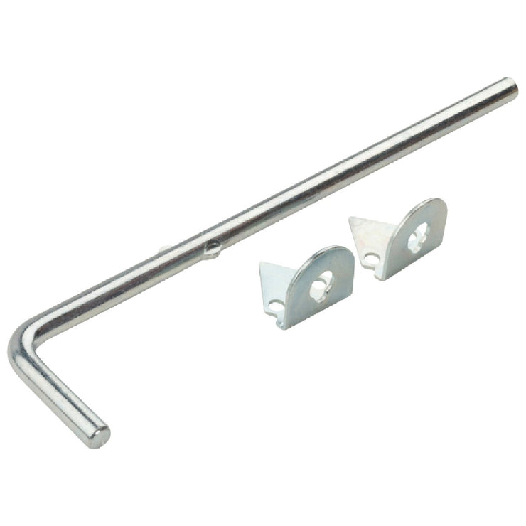 National 12 In. L. x 1/2 In. Dia. Zinc Plated Steel Cane Bolt