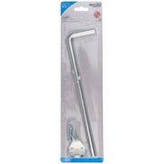 National 12 In. L. x 1/2 In. Dia. Zinc Plated Steel Cane Bolt