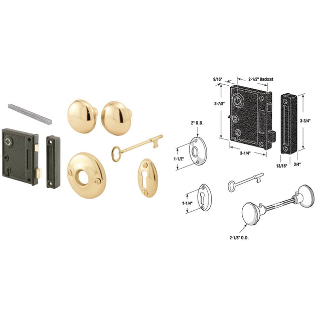 Key Rim Lock Part Set – Hemlock Hardware