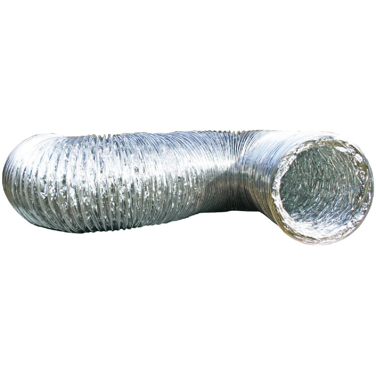 Builders Best SilverDuct 4 In. x 5 Ft. Aluminum/Polyester Flexible Transition Dryer Duct