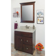 CraftMark CherryVale Shaker Cherry 30 In. W x 36 In. H Vanity Mirror