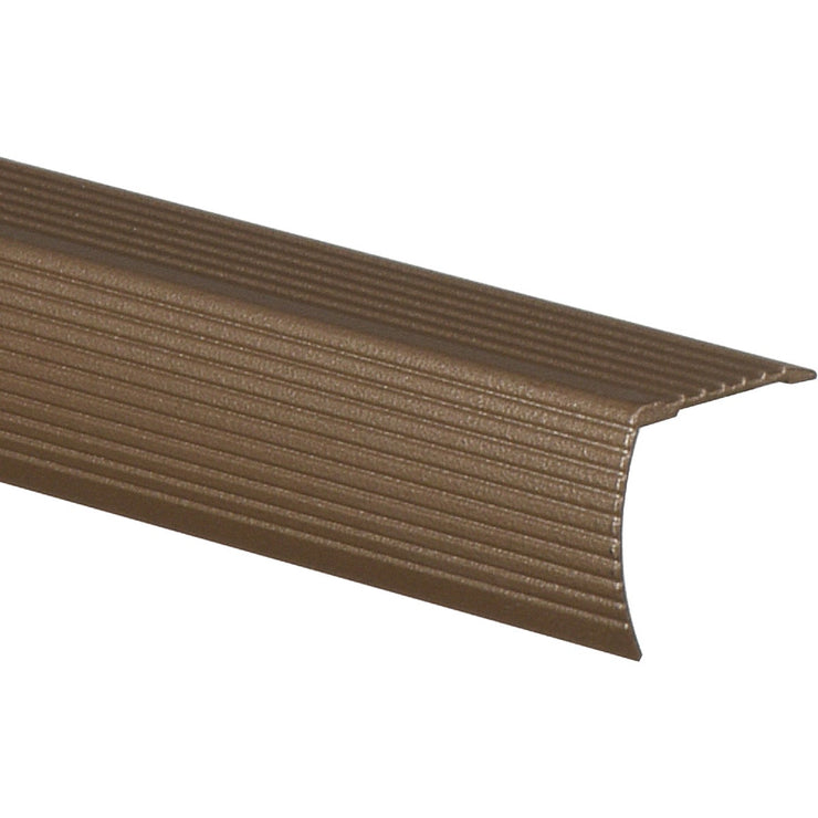 Frost King Satin Cocoa 1-1/8 In. W x 36 In. L Aluminum Stairnose