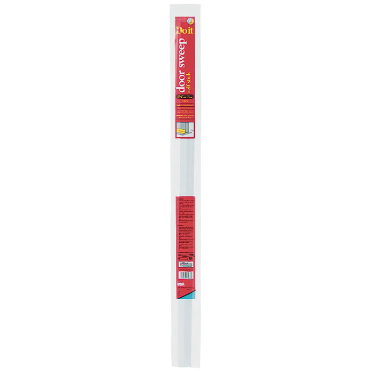 Do it 1-1/2 In. x 36 In. Self Adhesive Door Sweep, White