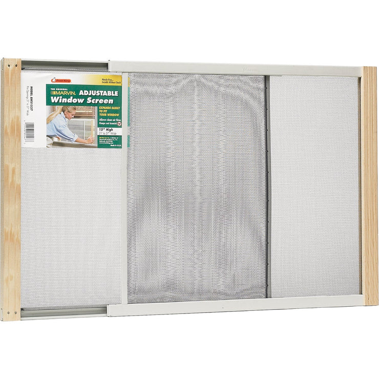 W.B. Marvin 15 In. x 21-37 In. Adjustable Window Screens by Frost King