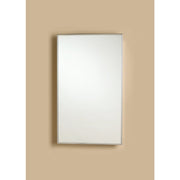 Zenith Stainless Steel 13.5 In. W x 23.5 In. H x 3.5 In. D Single Mirror Surface/Recess Mount Medicine Cabinet
