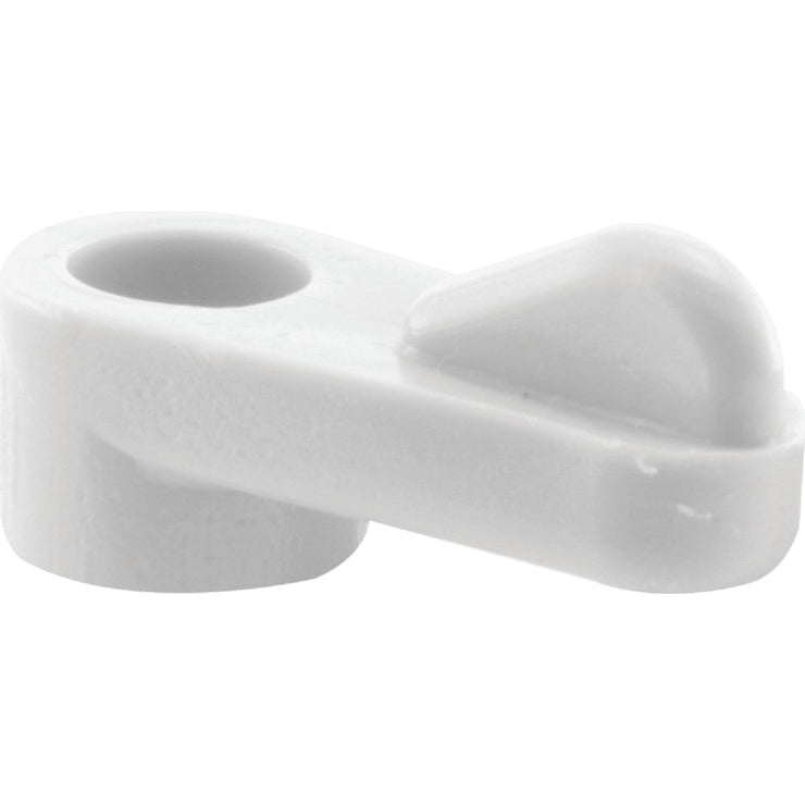 Prime-Line 1/16 In. White Swivel Plastic Screen Clips with Screws (12 Count)
