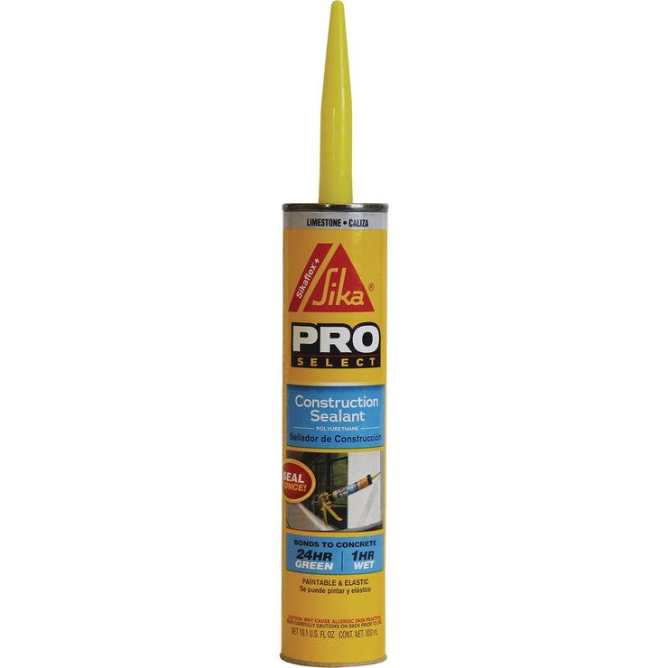 Sikaflex Sika 10.1 Oz. Pro Select Construction Polyurethane Sealant, Limestone