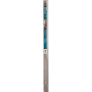 M-D Pewter Fluted 2 In. x 3 Ft. Aluminum Carpet Trim Bar, Extra Wide
