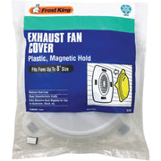 Frost King 10-1/4 In. Dia. White Plastic Exhaust Fan Cover