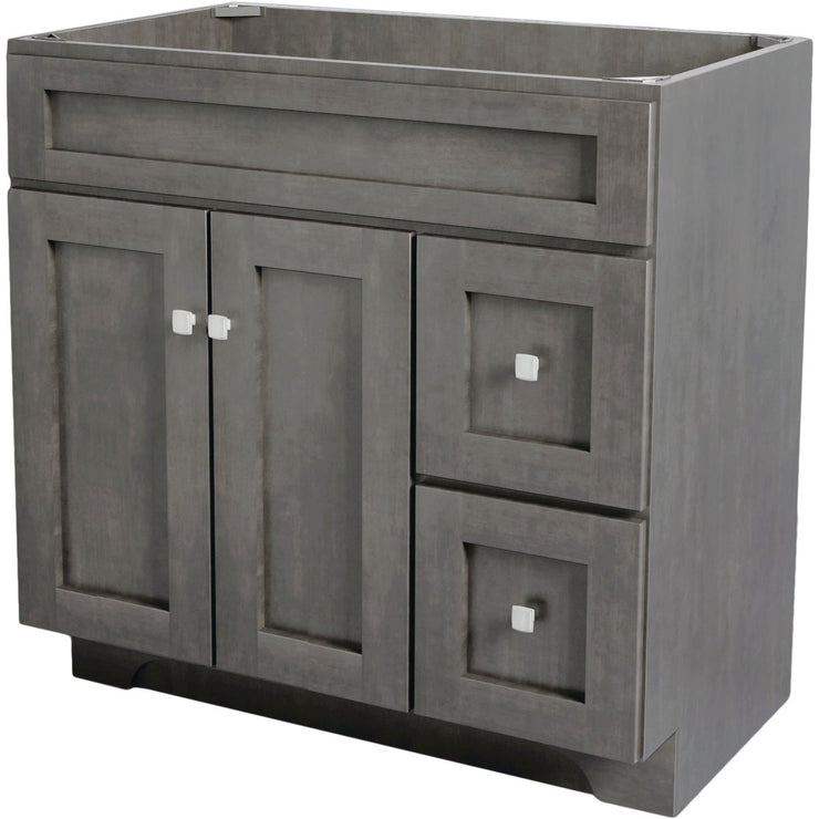 Craftmark CraftMark St. Paul Designer Gray Stained 36 In. W x 34 In. H x 21 In ...