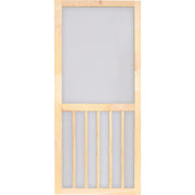 Screen Tight 5-Bar 36 In. W x 80 In. H x 1 In. Thick Natural Wood Screen Door Screen