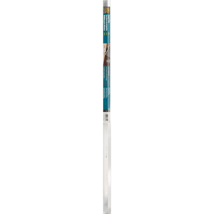 M-D Polished Smooth 1-3/8 In. x 3 Ft. Aluminum Carpet Trim Bar, Wide