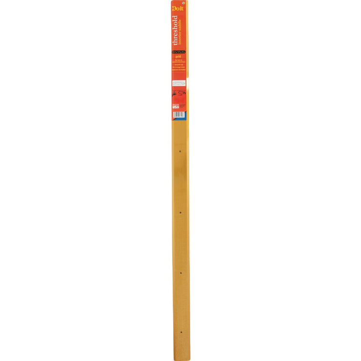 Do it Saddle 36" L x 1-3/4 " W x 1/8" H Gold Threshold