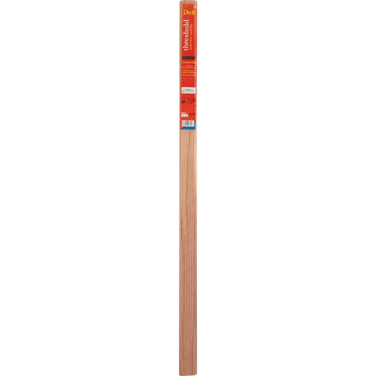 Do it Saddle 36 In. L x 1-3/4 In. W x 5/16 In. H Natural Oak Threshold