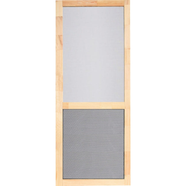 Screen Tight Century Pet Wood Screen Door Hemlock Hardware