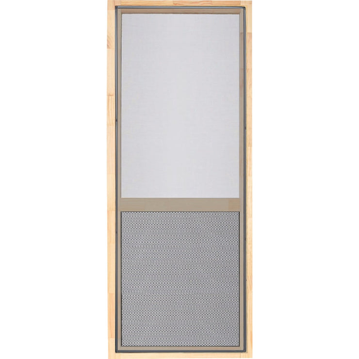 Screen Tight Century Pet Guard 36 In. W x 80 In. H Natural Wood Screen Door