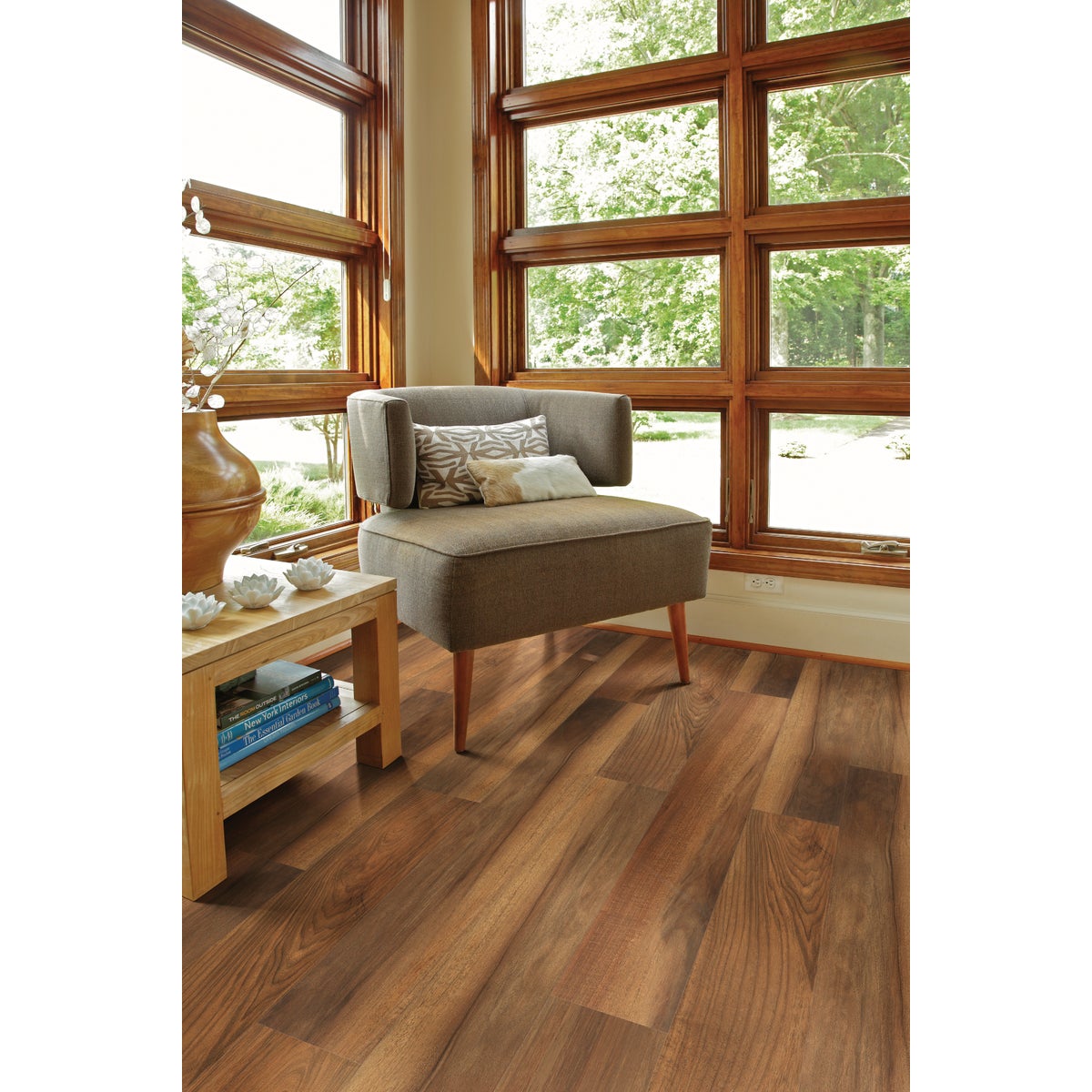 Shaw Floorte Pro Endura Plus Amber Oak 7 In. W x 48 In. L Vinyl Rigid ...