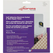 FibaTape 7 In. x 7 In. Electrical Outlet Self-Adhesive Drywall Patch
