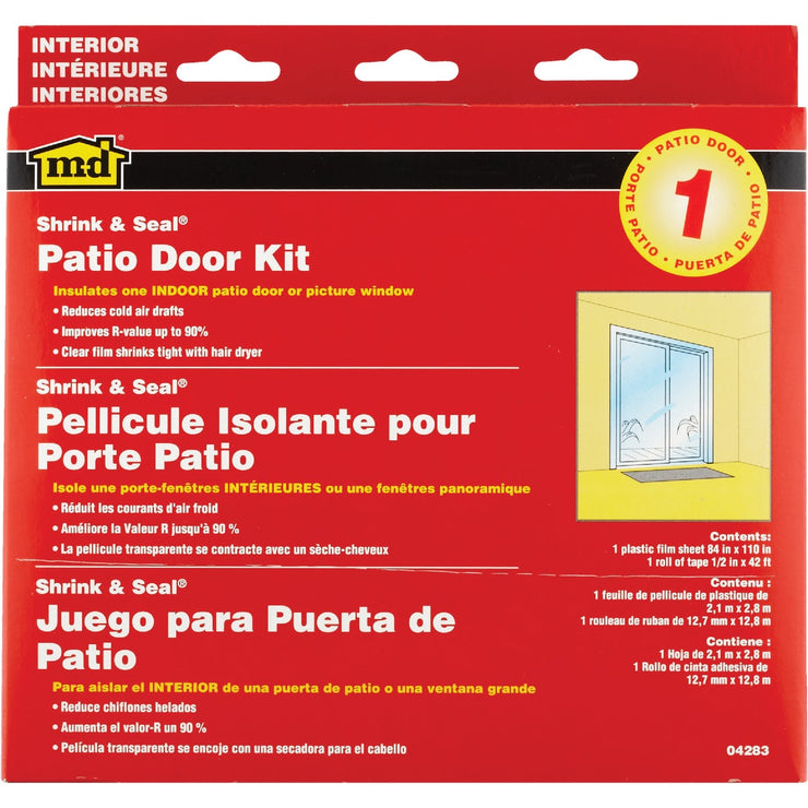 M-D Indoor 84 In. x 110 In. Patio Door or Picture Window Insulation Kit