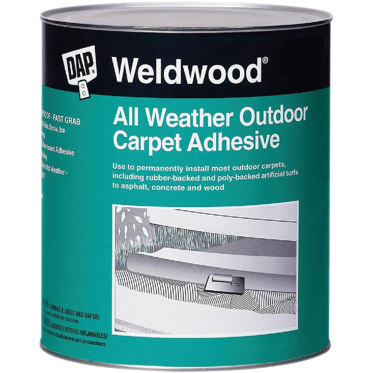 DAP Weldwood All Weather Outdoor Carpet Adhesive, Quart