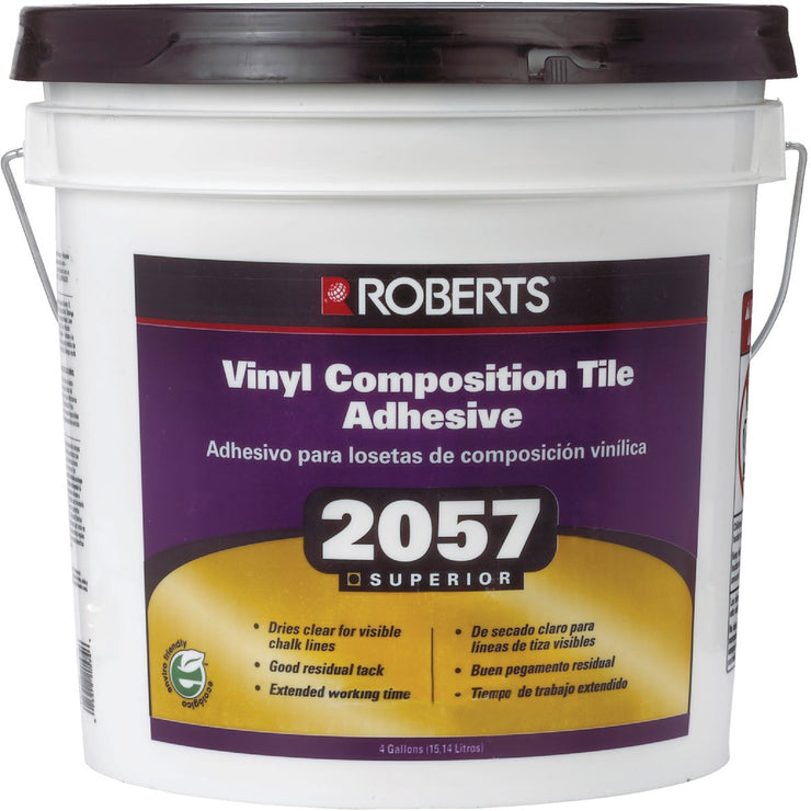 Roberts 4 Gal. Clear Thin Spread Floor Tile Adhesive