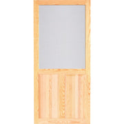 Screen Tight Pioneer 36 In. W x 80 In. H x 1 In. Thick Natural Wood Screen Door