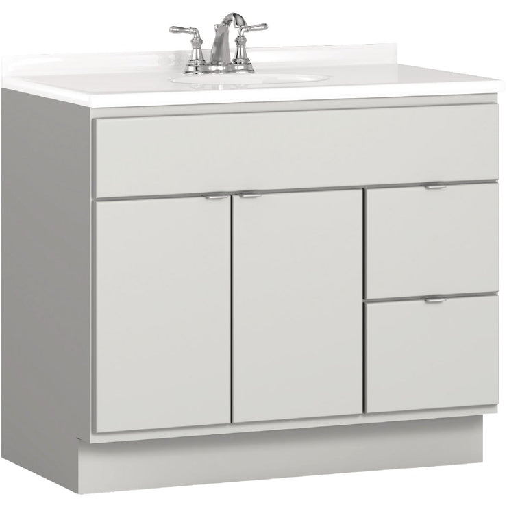 Bertch Riverside 36 In. W x 34-1/2 In. H x 21 In. D Lighthouse Vanity Base, 2 Door/2 Drawer