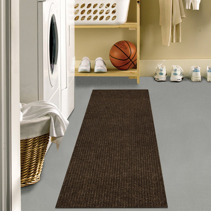 Multy Home Concord 26 In. x 50 Ft. Tan Carpet Runner, Indoor/Outdoor