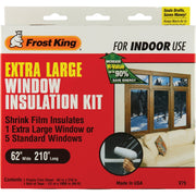 Frost King 62 In. x 210 In. Indoor Shrink Film Window Kit