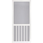 Screen Tight 5-Bar 32 In. W x 80 In. H x 1 In. Thick White Vinyl Screen Door