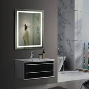 Lighted Impressions Vero Frameless 19.63 In. W x 27.25 In. H Vanity Mirror with Four LED Light Strips